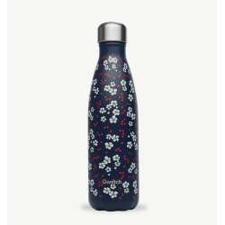 Bouteille isotherme Hanami Bleu 500ml © QWETCH