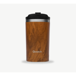 Travel mug isotherme Wood © QWETCH
