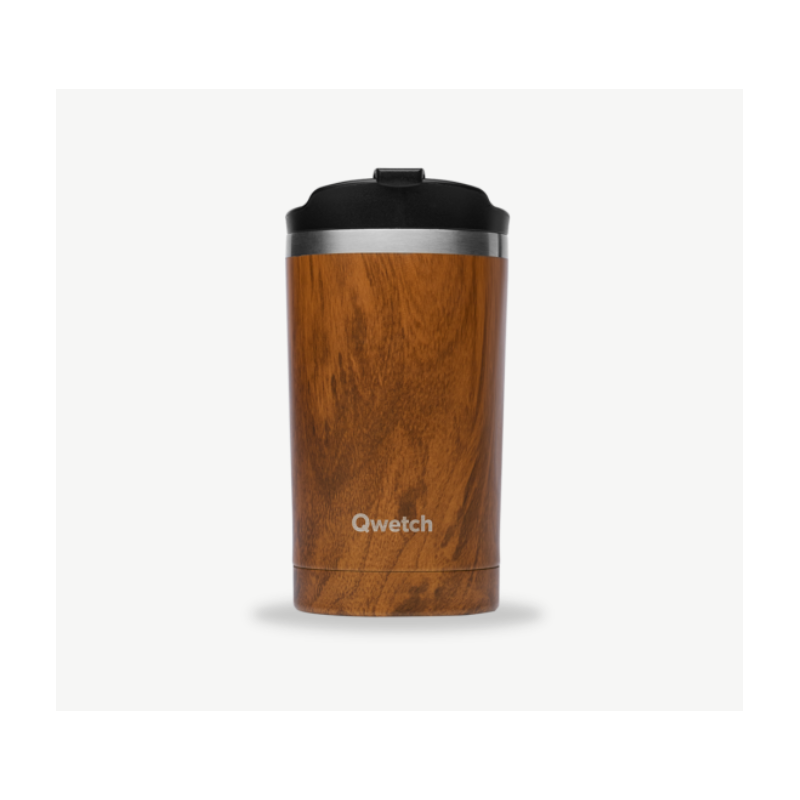 Travel mug isotherme Wood © QWETCH