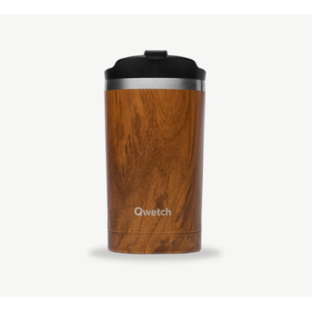 Travel mug isotherme Wood © QWETCH