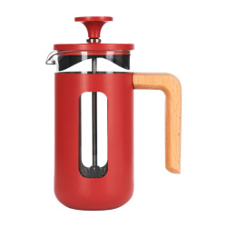 Cafetière piston Pisa rouge 3 tasses 350 ml