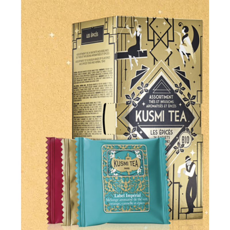 Infusion Bio Kusmi Tea - Coffret de 45 sachets sur