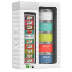 Coffret La sélection Alain Ducasse BIO Kusmi Tea© + pince à thé