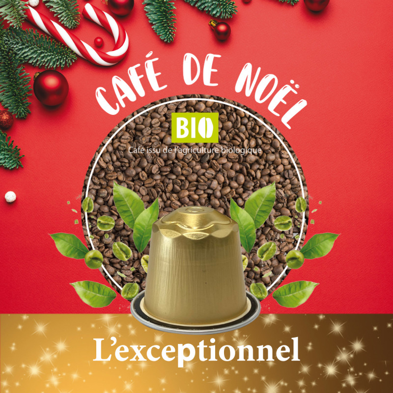 Capsules ✨ Café de Noël BIO ✨ Conditionnement 1 x 10 capsules