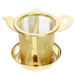 Infuseur pour mug doré