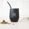 COFFRET CALEBASSE ISOTHERME 350 ML + BOMBILLA - NOIR