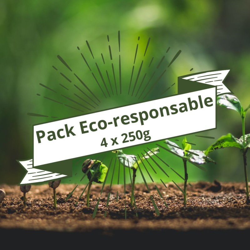 Pack Eco-responsable 4 x 250g