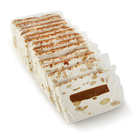tranche de nougat au caramel