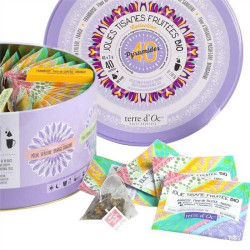 Coffret de jolies tisanes fruitées bio (40 mousselines)