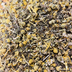 Infusion camomile menthe