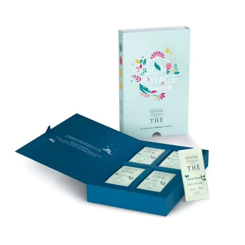 Coffret 4 infusions Bon Voyage Gourmand - 20 sachets