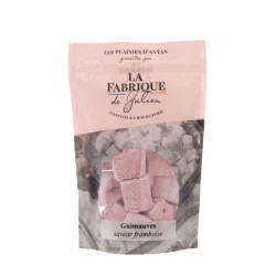 GUIMAUVES ARTISANALES SAVEUR FRAMBOISE - 120 G - LA FABRIQUE DE JULIEN