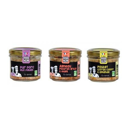 Trio tartinables BIO - Viande