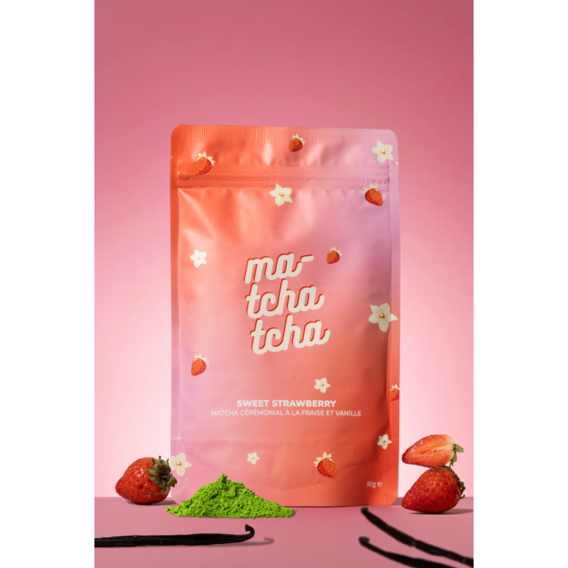 MATCHA FRAISE VANILLE  80G