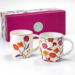 Coffret de 2 mugs AZALEE