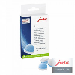 JURA Pastilles de nettoyage 2 phases x6