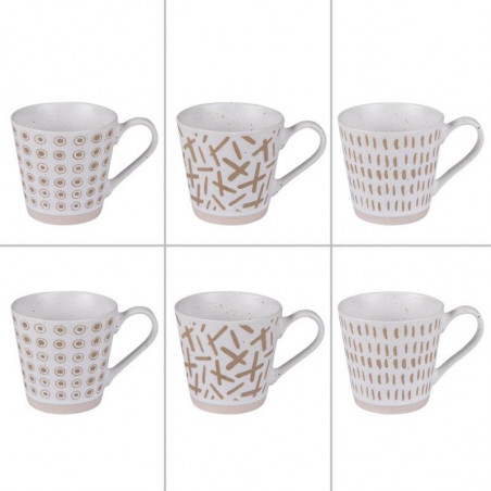 Set tasses à café TARA porcelaine 12 pièces 6 personnes