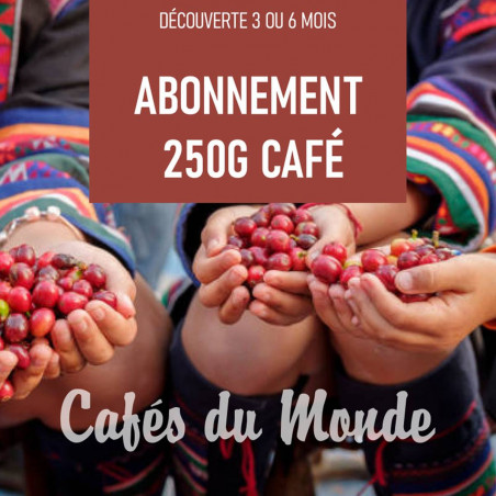 Abonnement 250g Cafés du Monde