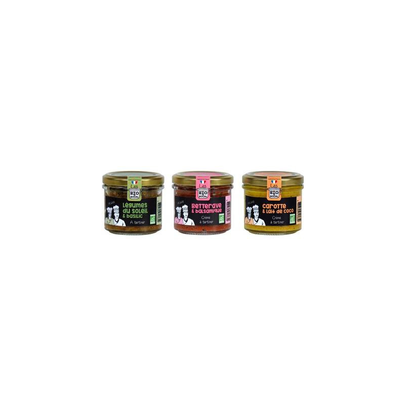Trio tartinables BIO - Légumes