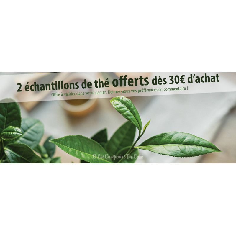 2 échantillons de thé OFFERTS !