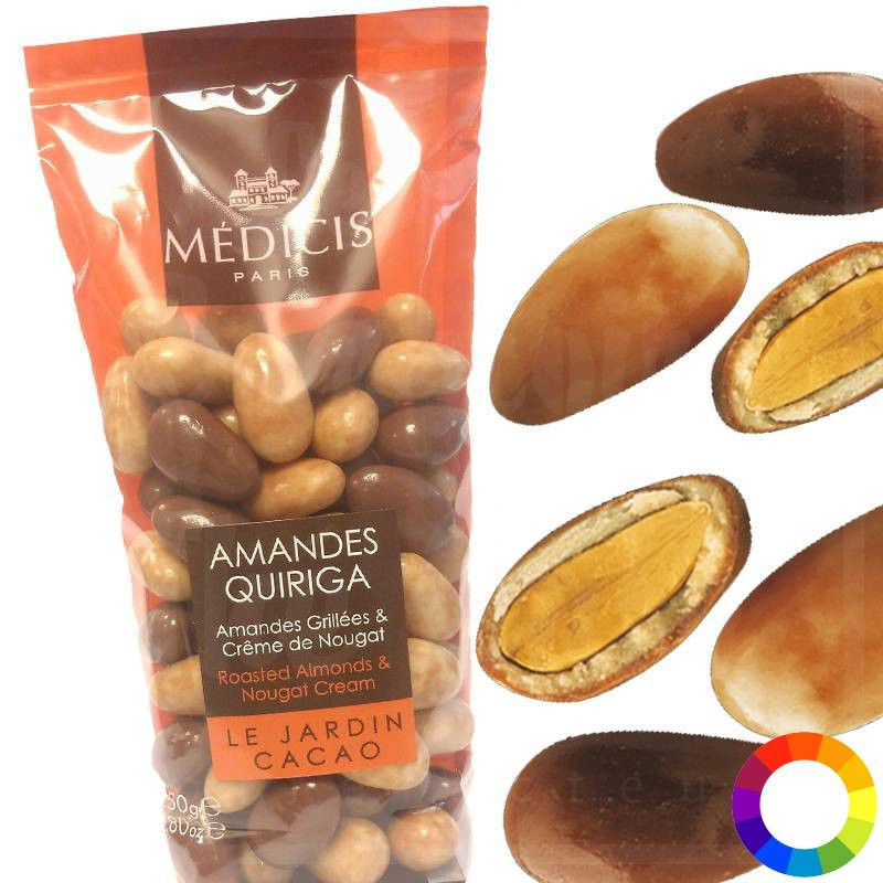 Sachet amandes chocolat caramel beurre salé 250g